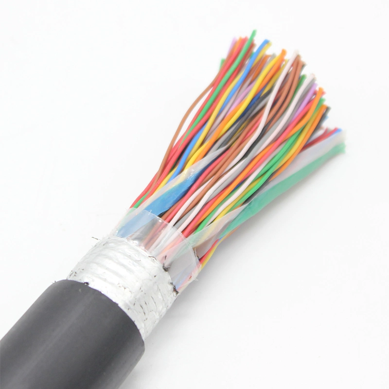 Flexible Solid PVC Coated Insulated Copper Conductor Control Flat Round Coaxial Power Wiring Flat Welding Solar Telephone Cat5 6A Electrical Electric Wire Cable