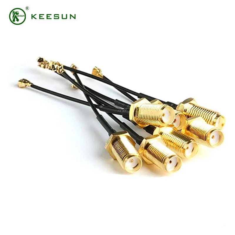 Shenzhen Ex-Work Price SMA Male to Ipx Connector with 1.13 1.37 Gery RF Coaxial Cable