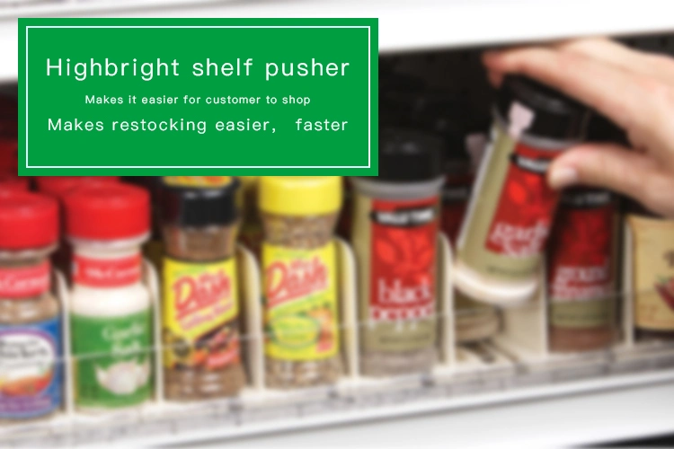 Supermarket Shelf Pusher for Cigarette Shelf Managment