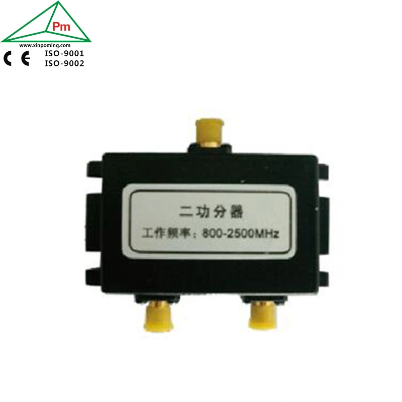 Passive Components N/SMA Type Two-Way Cavity 50 Ohm Coaxial Power Divider 50 Watt for Reflect Coefficient Test