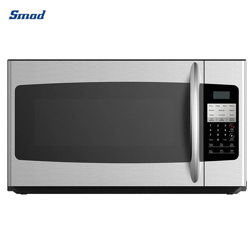 Smad 1.6 to 1.8 Cu. FT Kitchen Stand Stainless Steel Speedy Baking Food Grill Convection Bread Built-in Toaster Electric Black Over The Range Microwave Oven