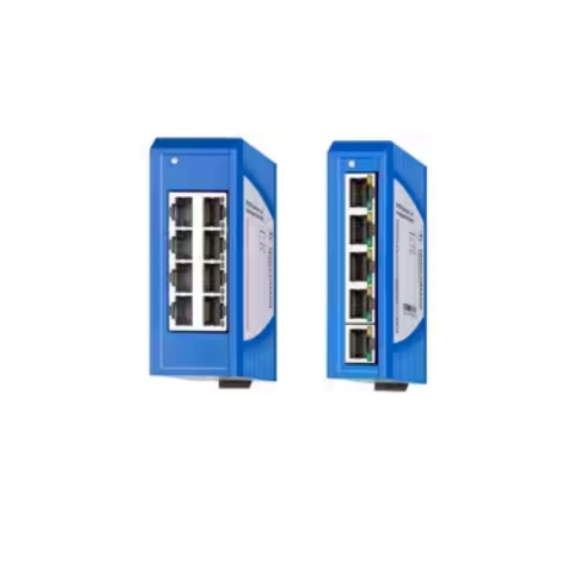 Unmanaged, Industrial Ethernet Rail Switch, Fanless Design, Store and Forward Switching Mode, 10/100/1000 Mbit/S Ethernet