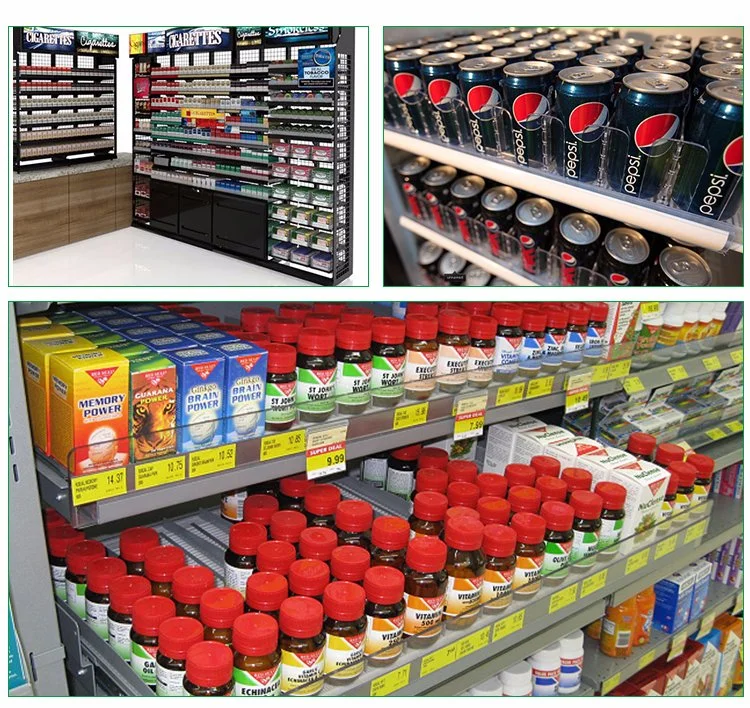 Supermarket Shelf Pusher for Cigarette Shelf Managment