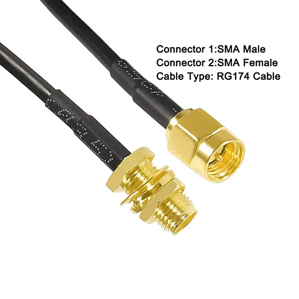 Rg58/141cable Ipex to SMA High -Frequency Band Low Loss Line Coaxial Cable