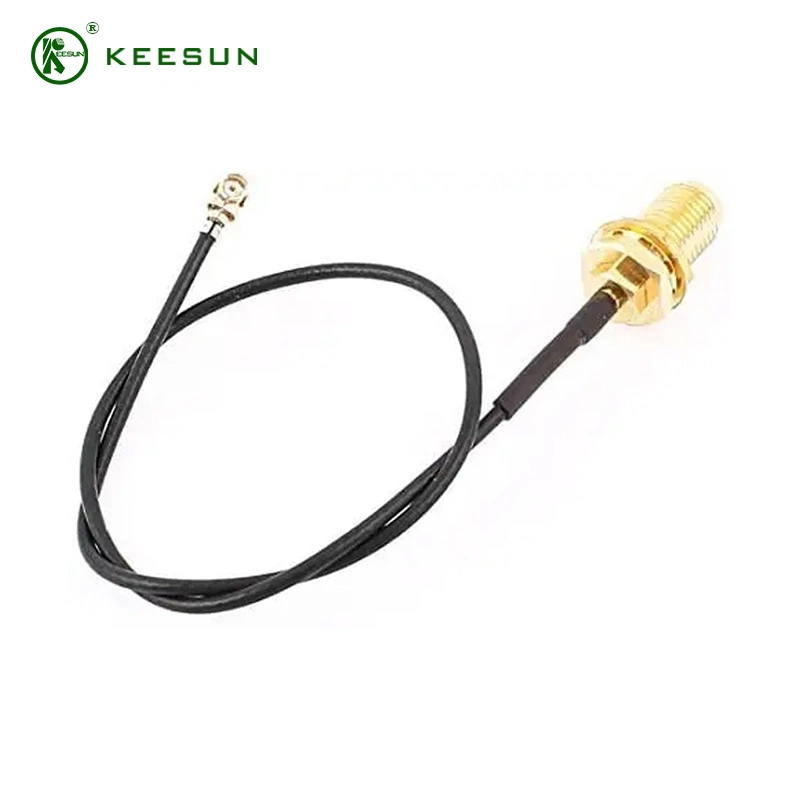 Shenzhen Ex-Work Price SMA Male to Ipx Connector with 1.13 1.37 Gery RF Coaxial Cable