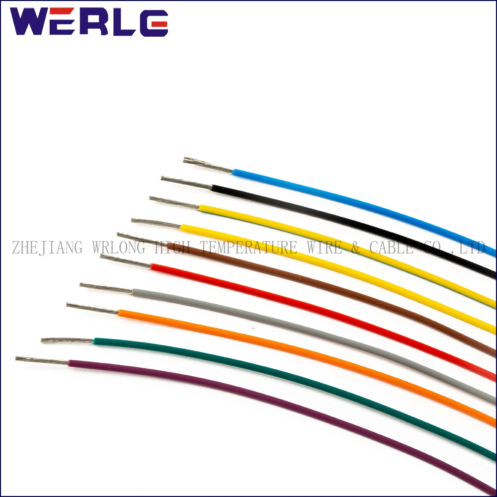 UL 1007 30 AWG White Power PVC Copper Conductor Electrical Power Coaxial Electric Cable