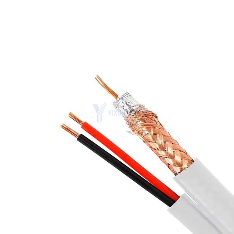 New Material Rg59 Coaxial Cable +2core Power Communication Siamese Cable for CCTV CATV Digital UL/ETL/CPR/CE/RoHS/Reach Approved