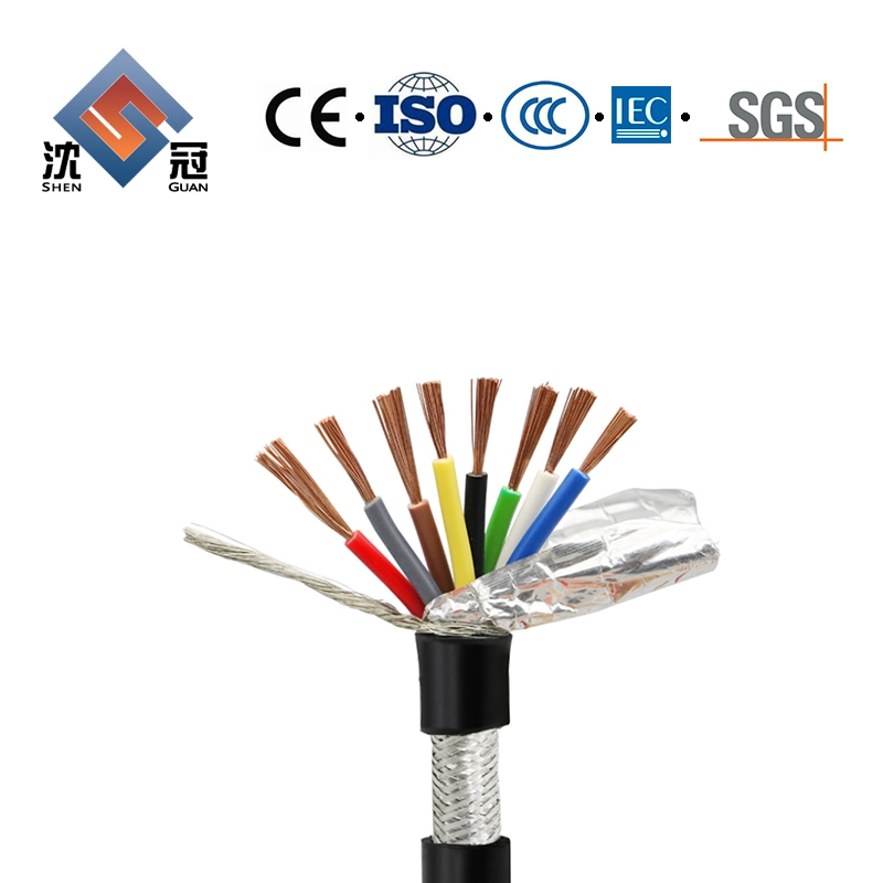 Shenguan Coax Cable CCS Copper CCA CATV RG6 Rg58 Rg59 Rg11 Coaxial TV Signal Cable with RF Compression Connector Sat703 5c2V 3c2V