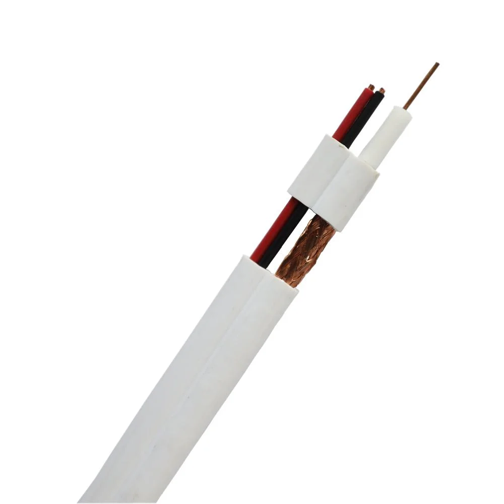 2c Power Coaxial Rg59/RG6 Computer Data Communication Audio Cable