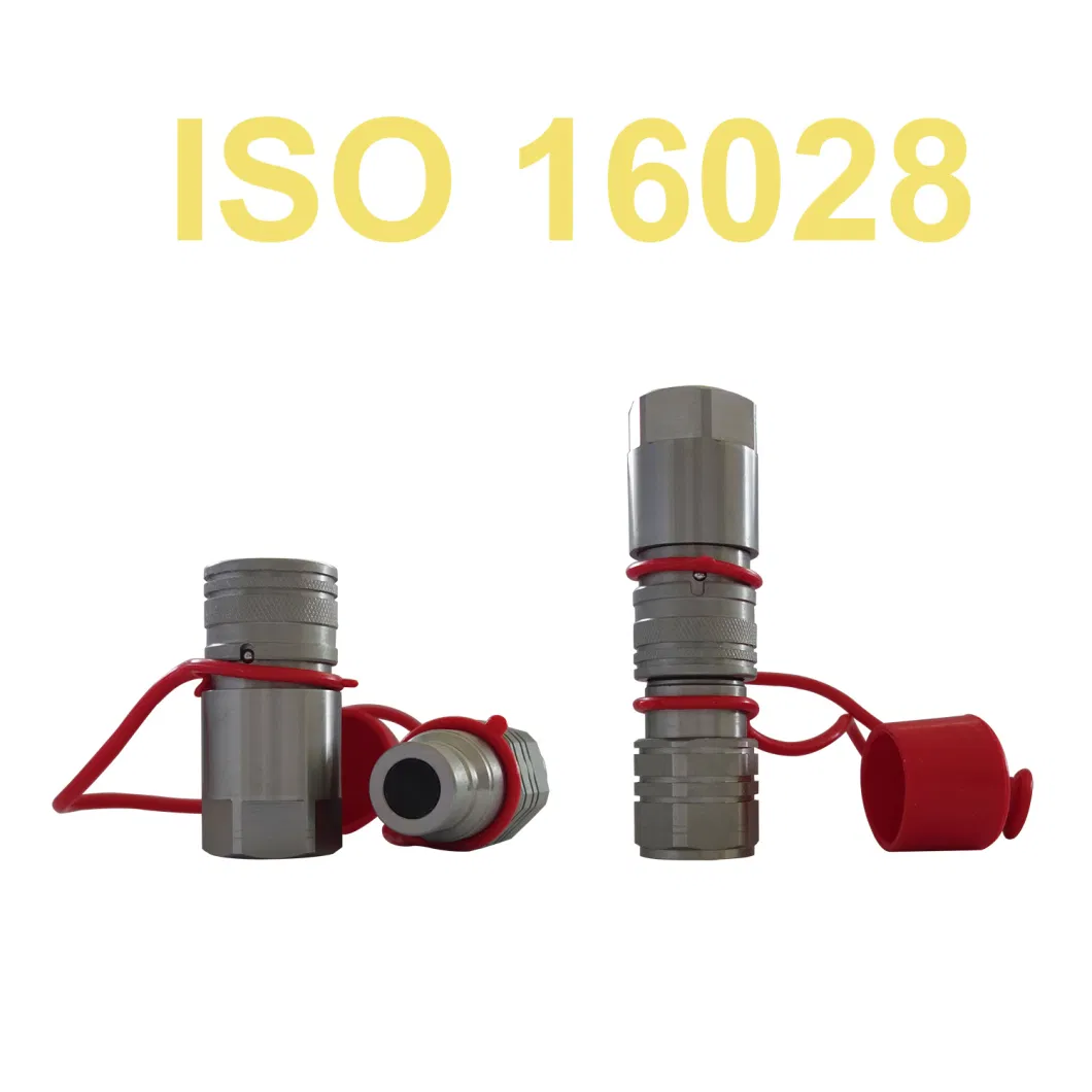 Naiwo 1/2&quot; Flat Face Quick Connector Hydraulic Quick Coupler Non-Spill Coupling ISO16028
