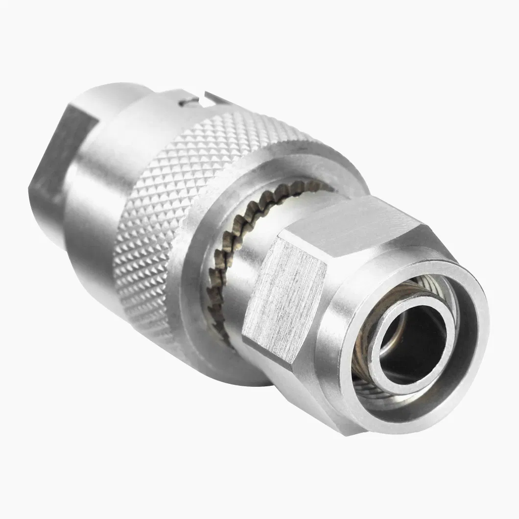 RF Coaxial Cable Feeder Connector Air Hydraulic Quick Coupler RF Adapter