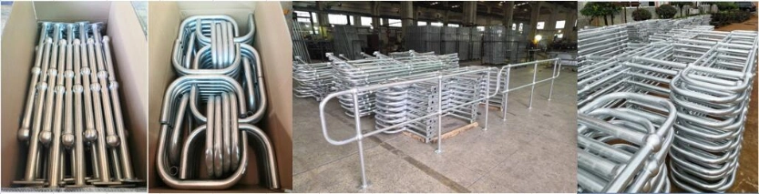 Jimu Fabricated Ms Steel Handrails Platform Fencing Painted Finish