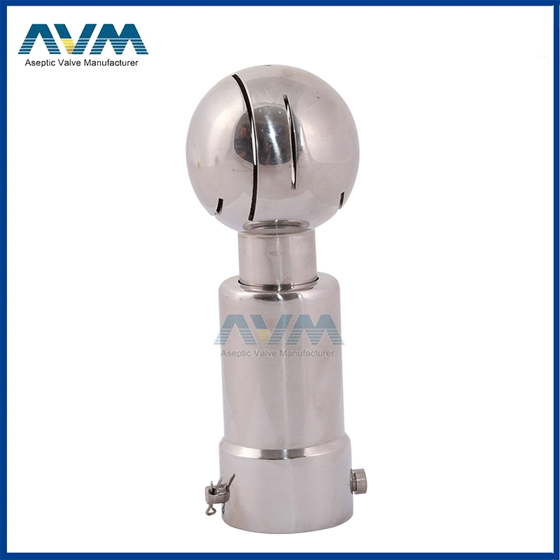 Stainless Steel 304 Self-Rotating 1-1/2&quot; Thread Rotary Spray Ball