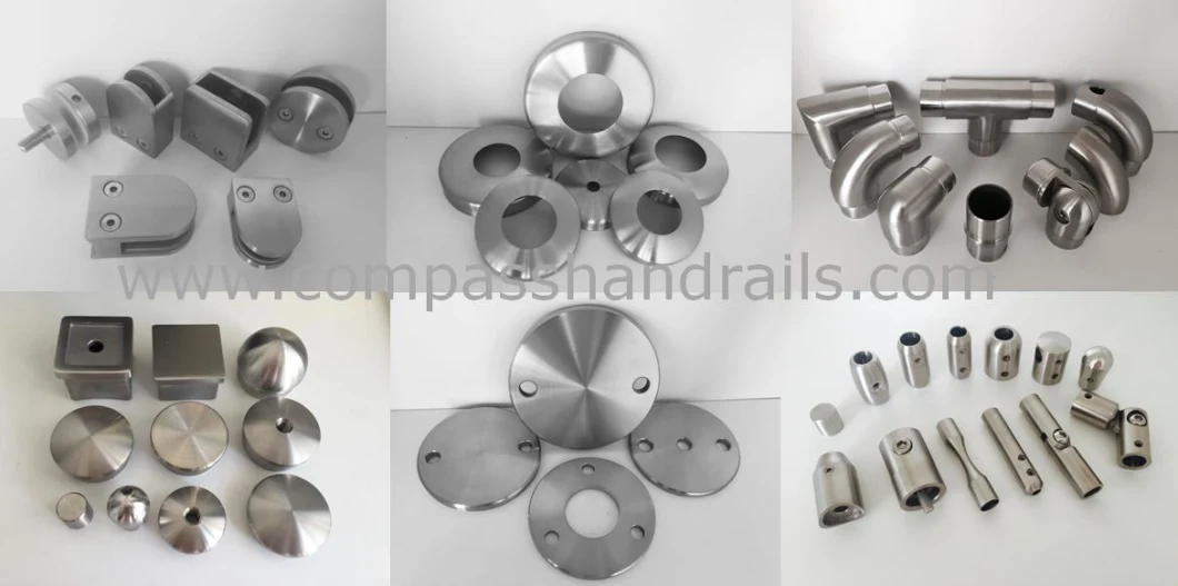 Stainless Steel Ball End Cap for Round Tube Railing Fitting Railing Components