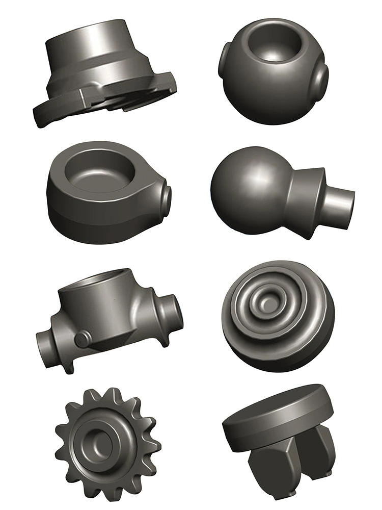 Densen Customized Steel Forged for The Trunnion, Piston, Sprocket, Drum, Ball Stud, Eye End, Ball