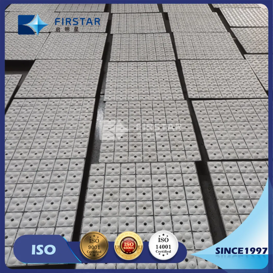 Wear Resistant Alumina Ceramic Ball Weld-on Bricks Backed Q235 Steel Wear Liner