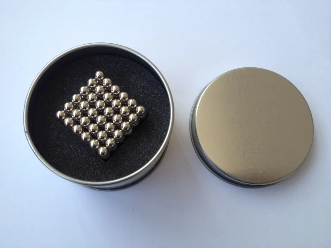Metal Magic Cube Magnetic 5mm 216 Magnetic Neodymium Magnet Ball as Christmas Present