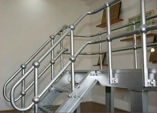 Stair Handrail Outdoor Ms/Gi/Ss Stair Railing Handrail / Baluster for Industrial