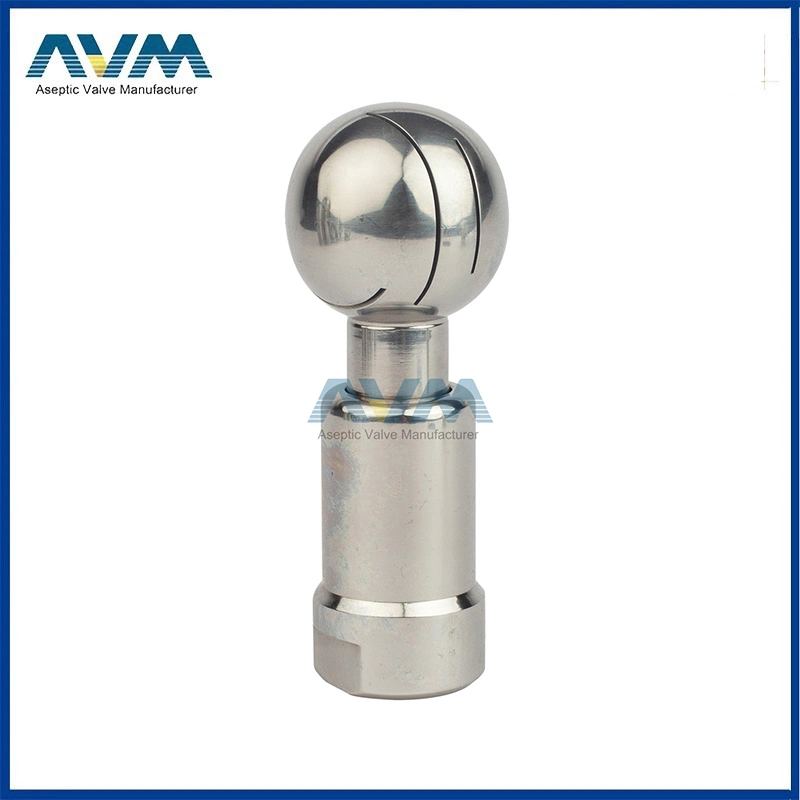 Sanitary Stainless Steel Threaded Fixed Cleaning Ball