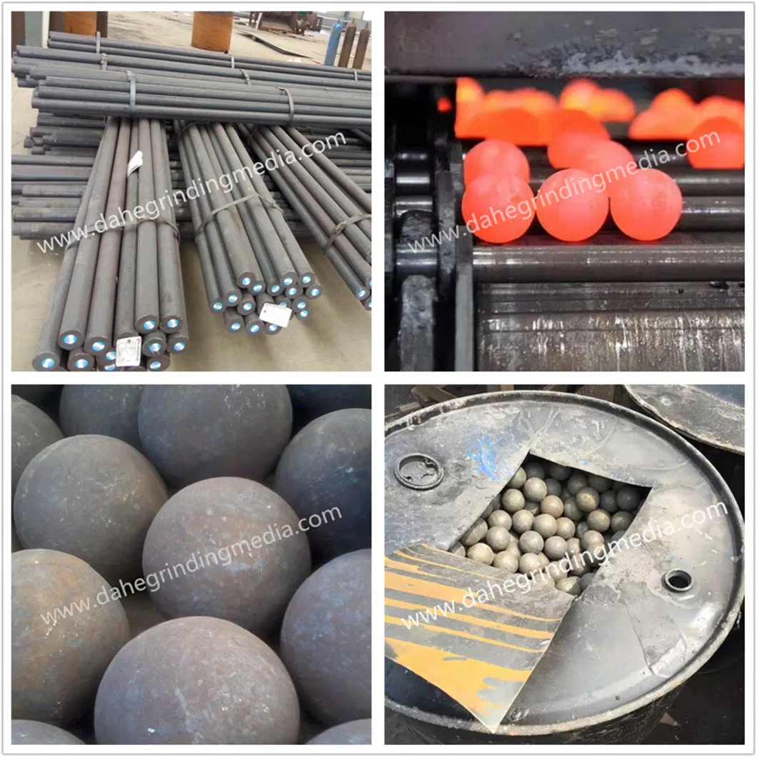 Forged Grinding Media Steel Ball for Ball Mill in Metal Mines