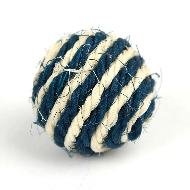 Striped Sisal Ball Wholesale Cat Toy Ball Cat Scratching Ball Pet Toy