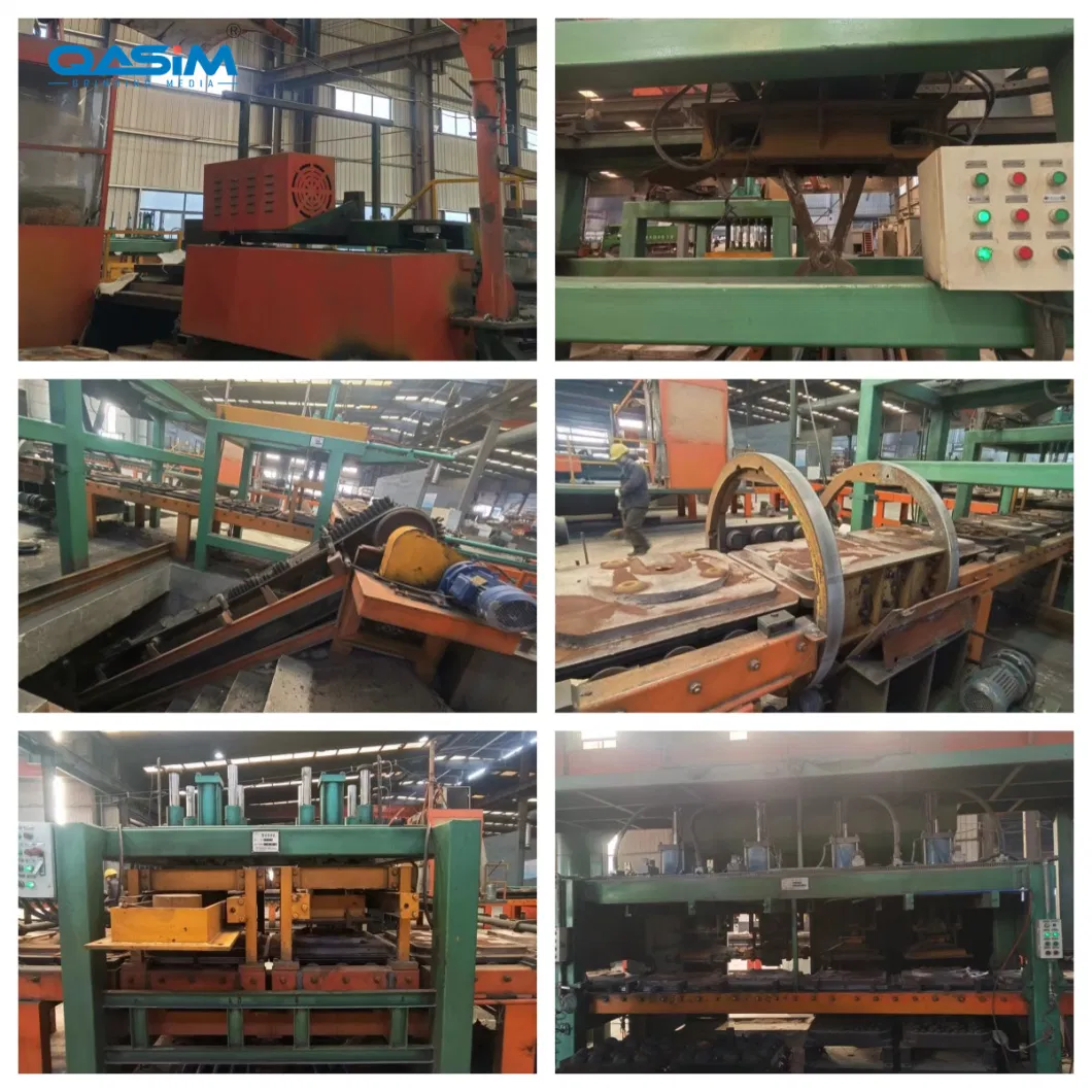 Qasim Casting Steel Grinding Media Ball Iron Mold Sand Coated Production Line