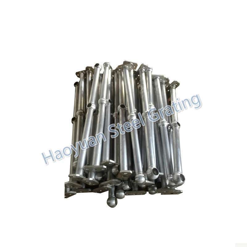 Construction Galvanized Pipe Ball Joint Railing Stanchions Handrail