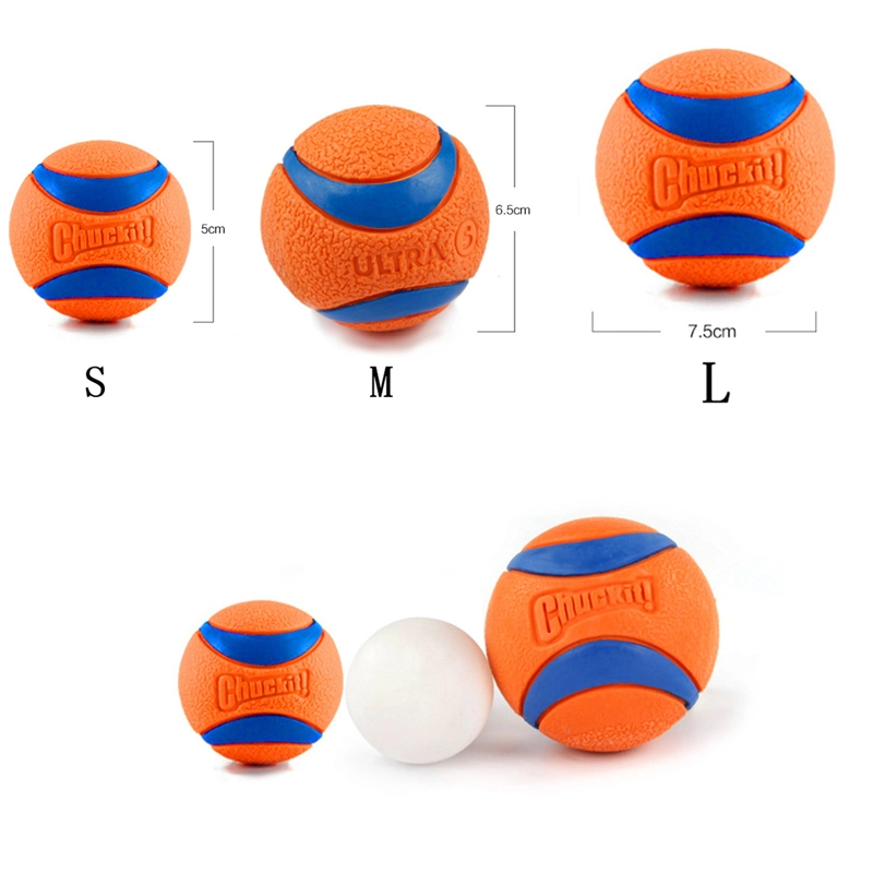 Pet Dog Rubber Pinball Balls Rubber Resistance to Bite Molars Toys Pet Supplies