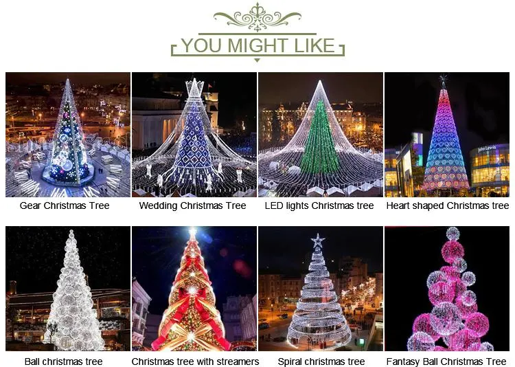 Outdoor Luxury Christmas Decorations Big LED Light Channel Christmas Ball for Sale