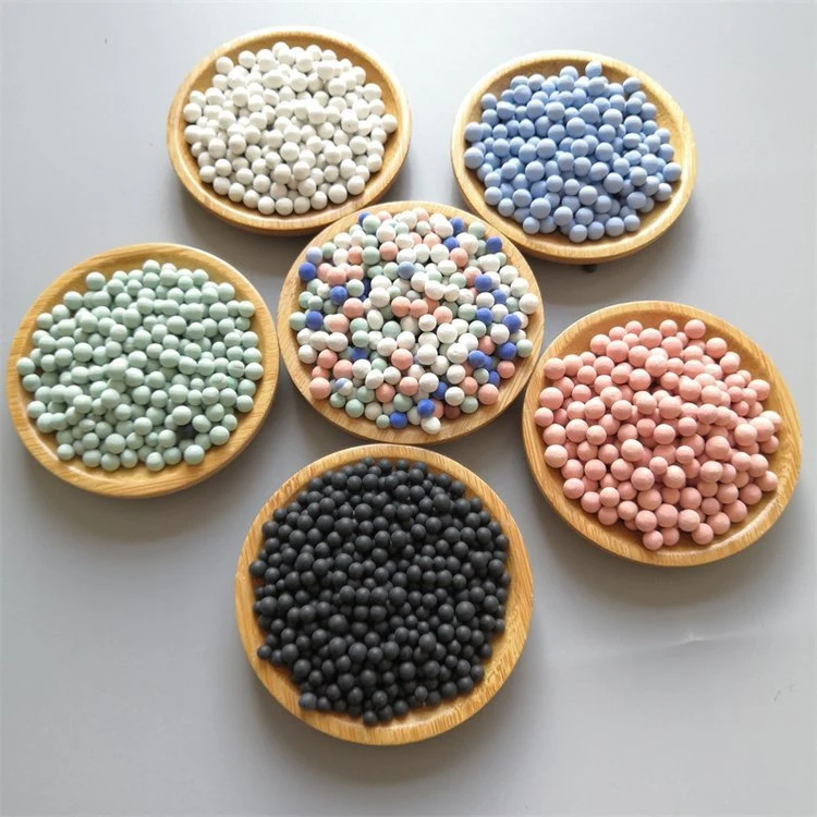 Food Grade Caso3 Calcium Sulfite Chloride Removing Ceramic Ball Dechlorination Balls for Shower/Water Filter
