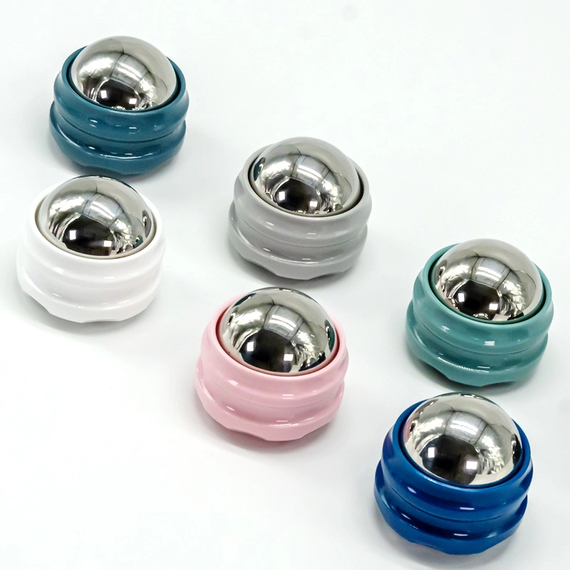 Hot Sell Stainless Steel Ice Rolling Ball Wholesale Cold Roller Massage Ball with Ice Gel Hand Massager Body Ball Massage