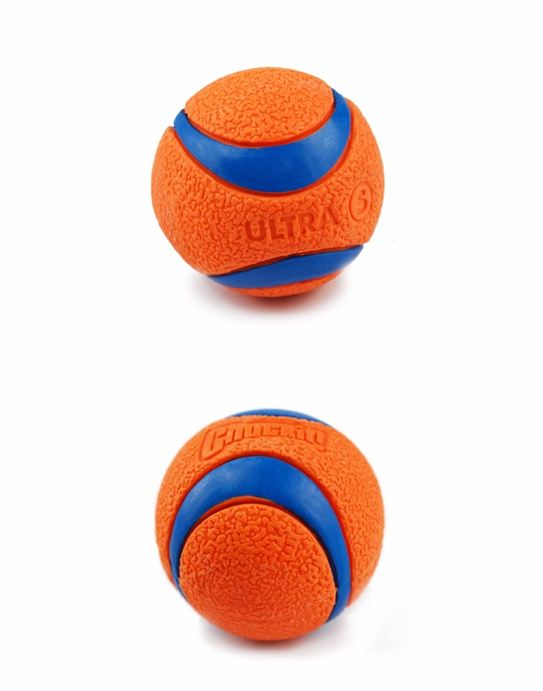 Pet Dog Rubber Pinball Balls Rubber Resistance to Bite Molars Toys Pet Supplies
