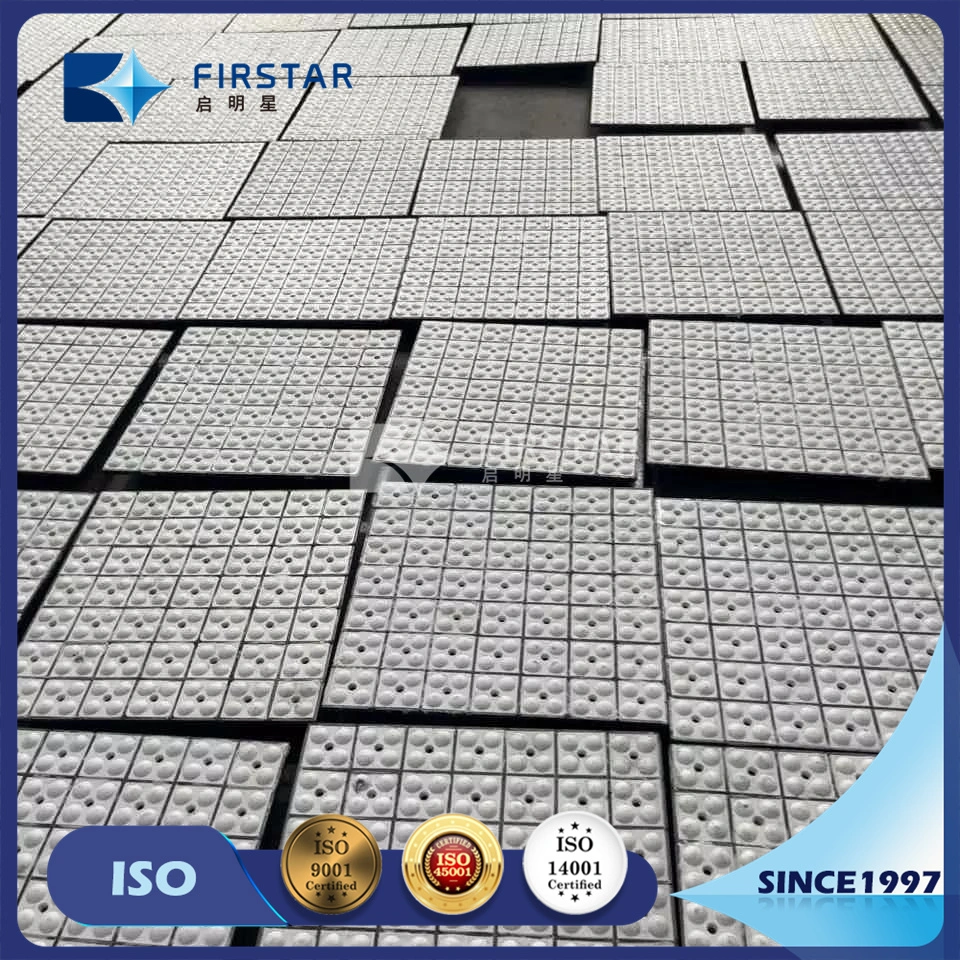 Wear Resistant Alumina Ceramic Ball Weld-on Bricks Backed Q235 Steel Wear Liner