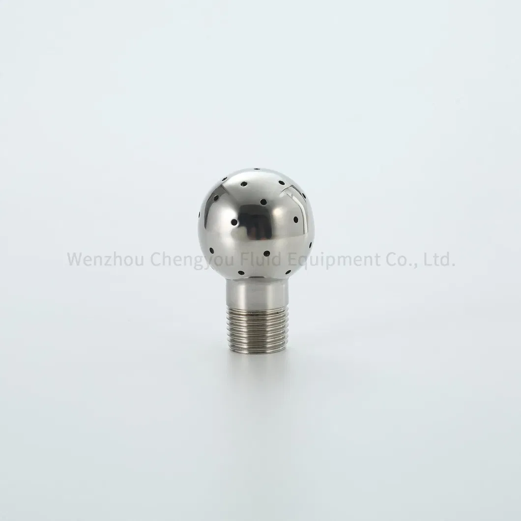 Sanitary Stainless Steel Threaded Fixed Static Cleaning Ball Washing Spray Ball