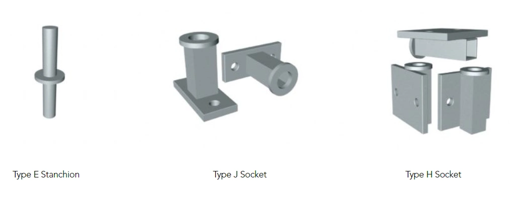 Excellent Quality with High Strength Ms Ball Joint Handrail Post Stanchions Railing