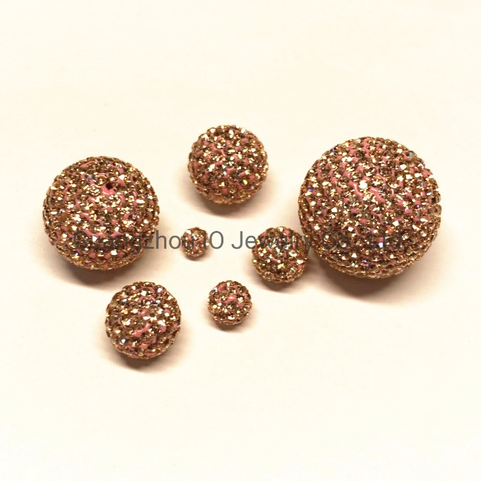 High Quality Custom DIY Jewelry Mixed Size Mixed Color Loose Crystal Charm Balls