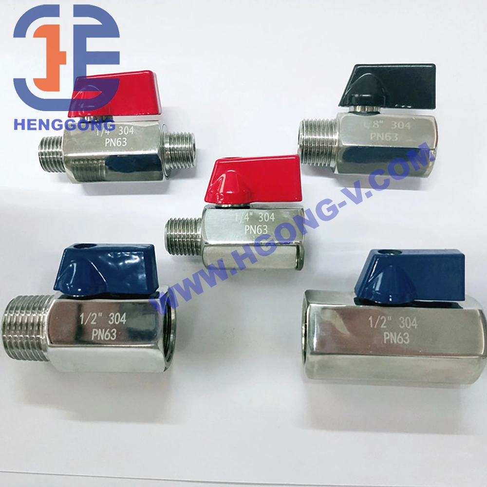 API/DIN/JIS 1000wog Pn63 Forged Brass SS304 316 Stainless Steel Male to Hose Adapter Mini Ball Valve Water Tank Float Valve