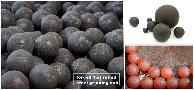 Wrought Grinding Media Steel Ball for Ball Mills