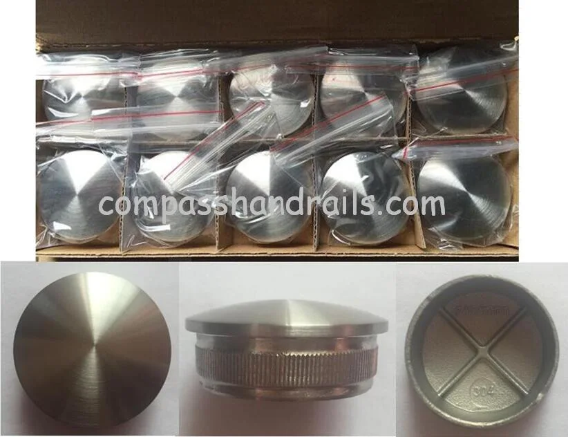 Railing Fitting Stainless Steel Cast Investment Casting Handrail Tube End Caps