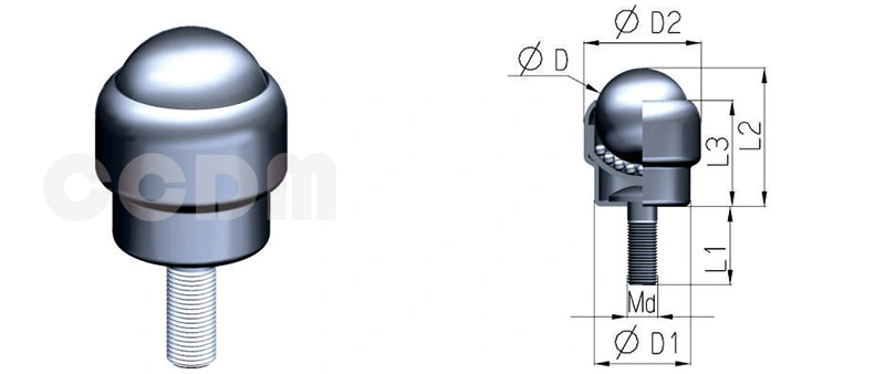 China Wholesale Heavy Duty Conveyor Ball Transfer Unit Universal Ball