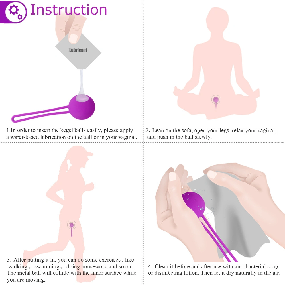 Hight Quality Kegel Balls for Women Ben Wa Balls Kegel Balls Set Exercises Sex Toys