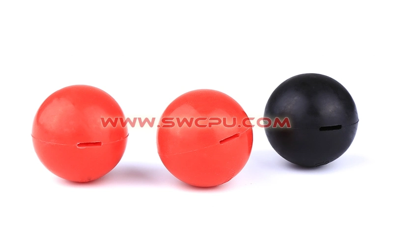 Custom Precision Molding Hard Solid Colorful Silicone Rubber Ball with Hole