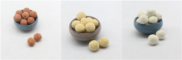 White Yellow Red Bacteria House Ball for Aquarium