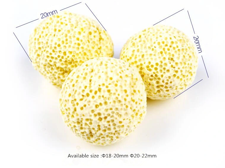 High Porosity Bacterial House Sphere Filter Ball for Water Purification