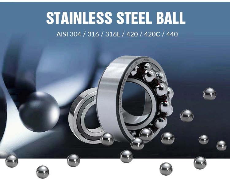 Solid 3.175mm SUS 440 440c G10 Stainless Steel Ball for Medical