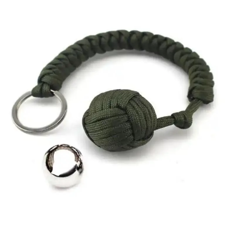 Camping Survival Self Defense Monkey Fist with Big Steel Ball