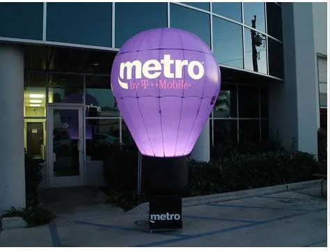 2023 New 10 FT. Custom Inflatable Rooftop Balloon with Logo Verizon