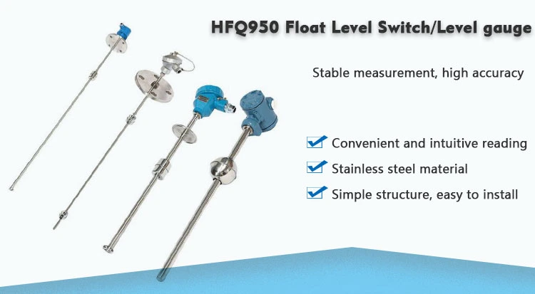 Hgf950 Stainless Steel Liquid Level Floats Level Gauge Level Sensor Dual Ball