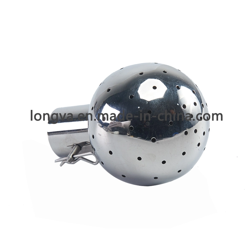 Sanitary Stainless Steel Round Fixed Washing Cleaning Ball