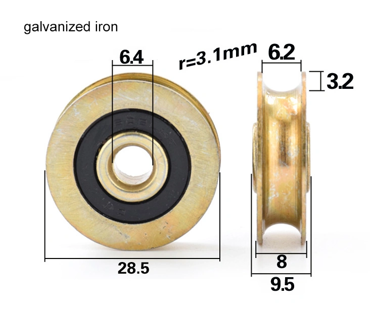 20x62x30 Non-standard Chrome Steel Track Roller Bearings / Sliding Window Wheel / Sliding Door Track Roller/ Ball Roller